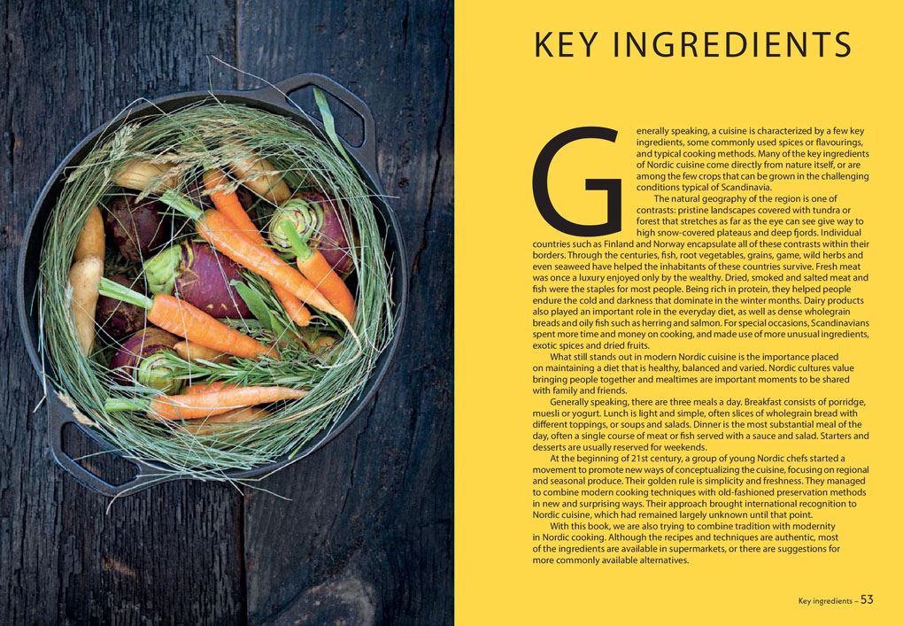 SCANDINAVIA Recipes + Ingredients | Hardback Book