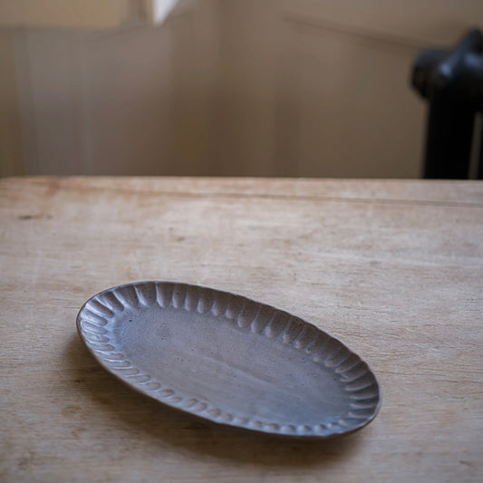 The Studio - Thumbprint Oval Platter
