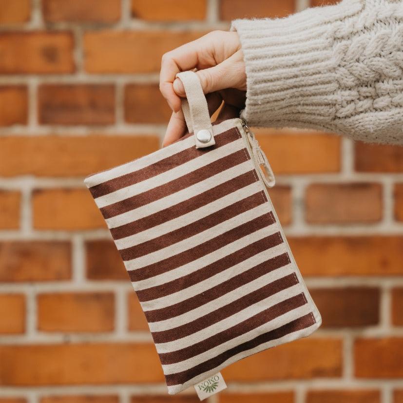 Pocket | Striped Brown