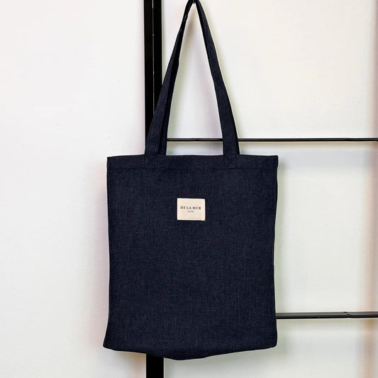 Navy Tote Bag | Vana