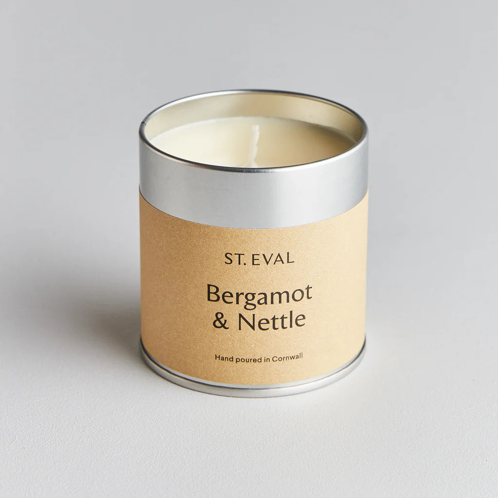 Bergamot + Nettle Tin Candle