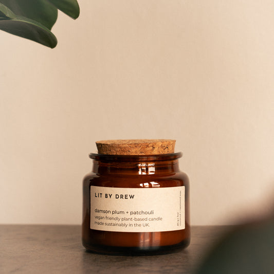 Damson Plum + Patchouli | Natural Wax Candle