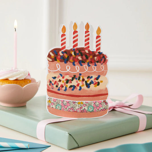 Cake Card | Liberty Fabric