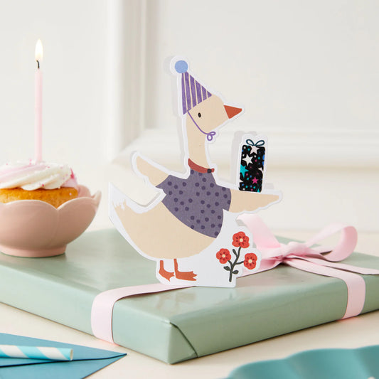 Goose Card | Liberty Fabric