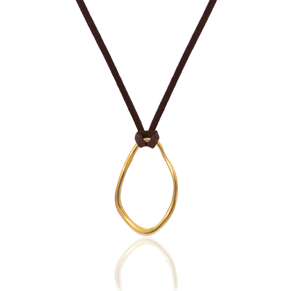Gold Orb Necklace