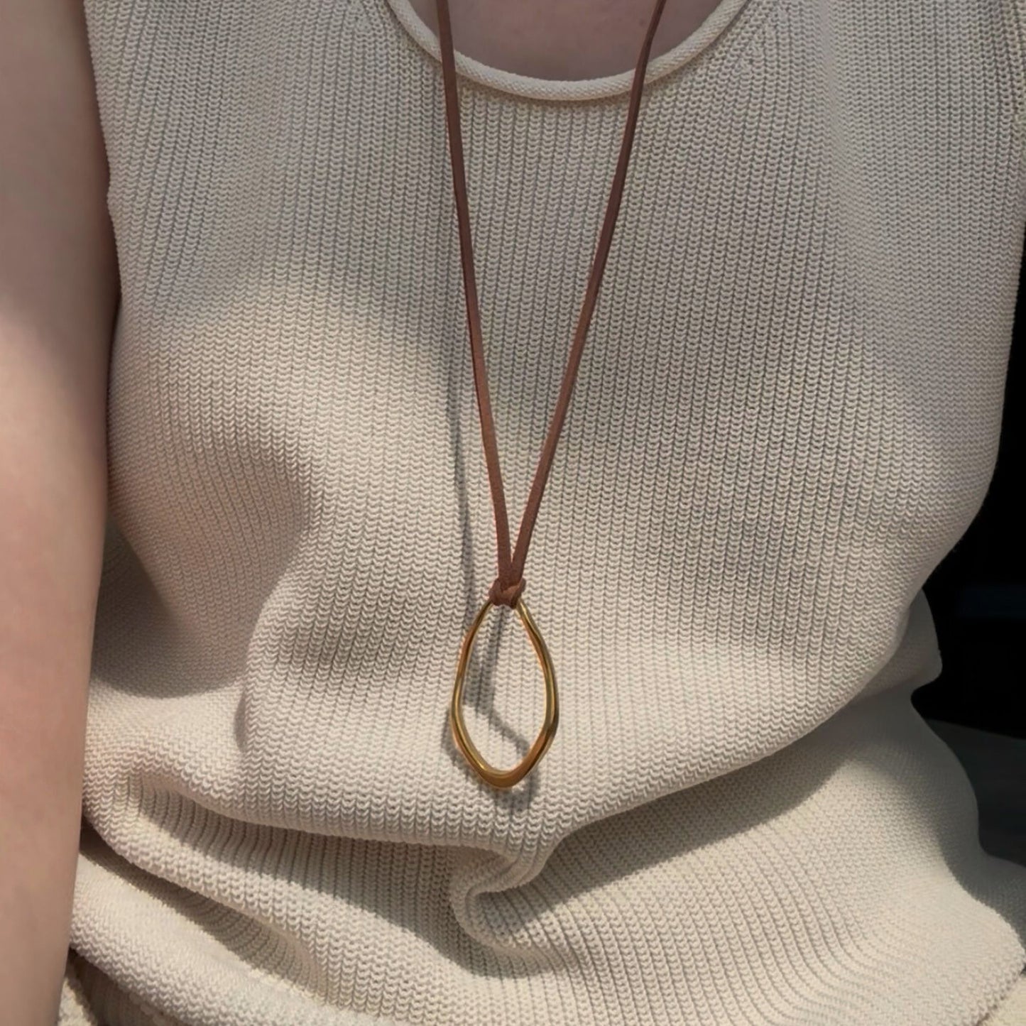 Gold Orb Necklace