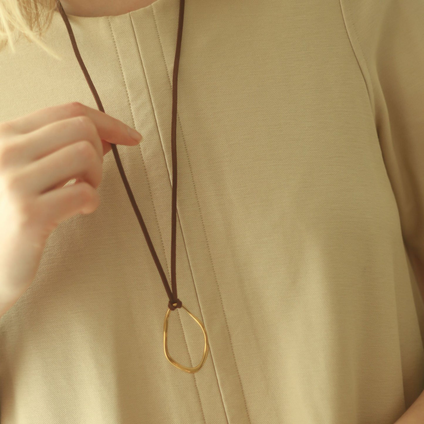 Gold Orb Necklace