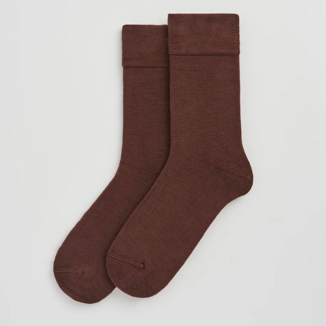 Bamboo Socks | Earth Brown