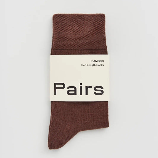 Bamboo Socks | Earth Brown