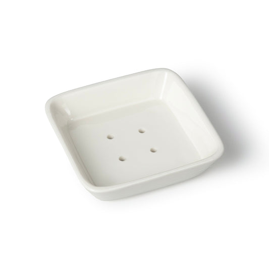 Porcelain Soap Dish | White