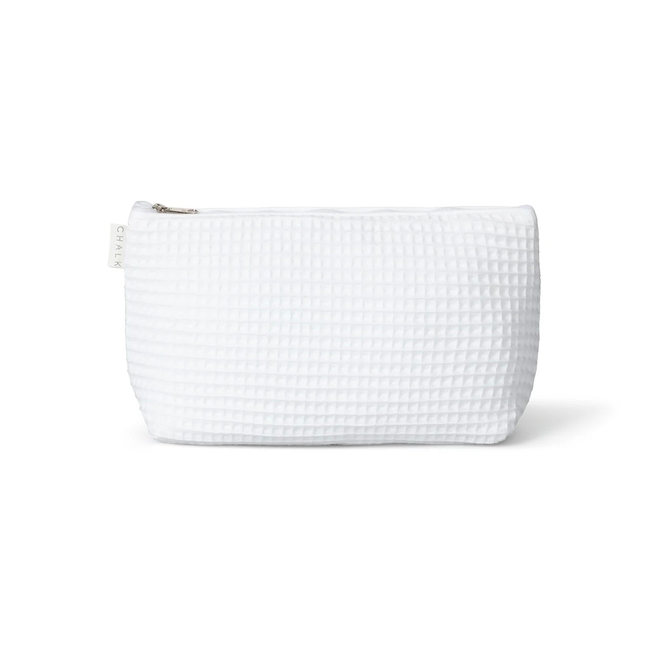 Waffle Wash Bag | White