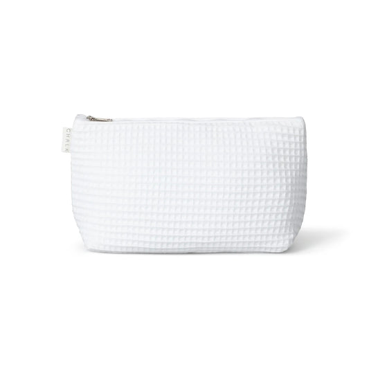 Waffle Wash Bag | White