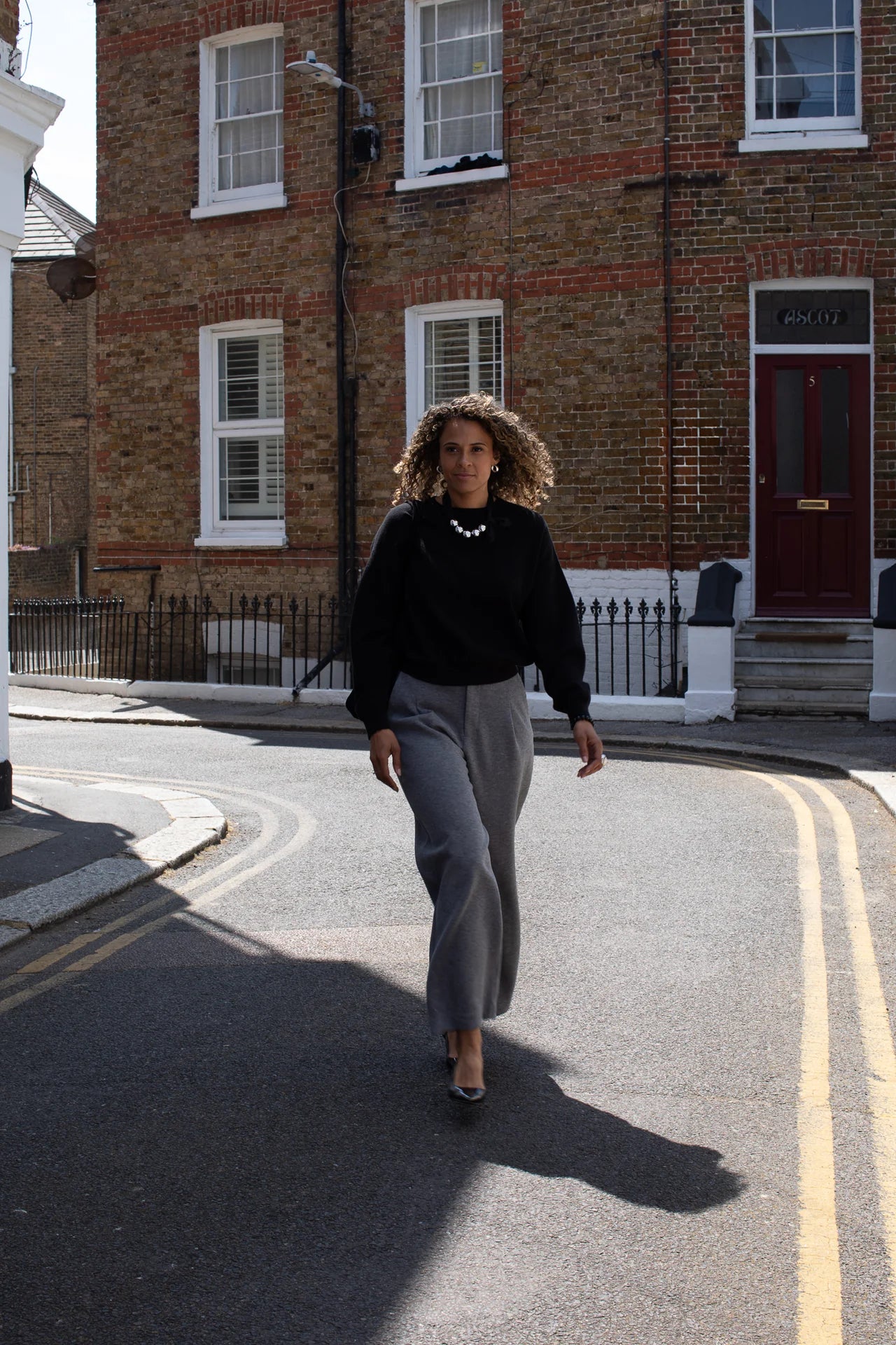 Regan Trouser | Marl Grey