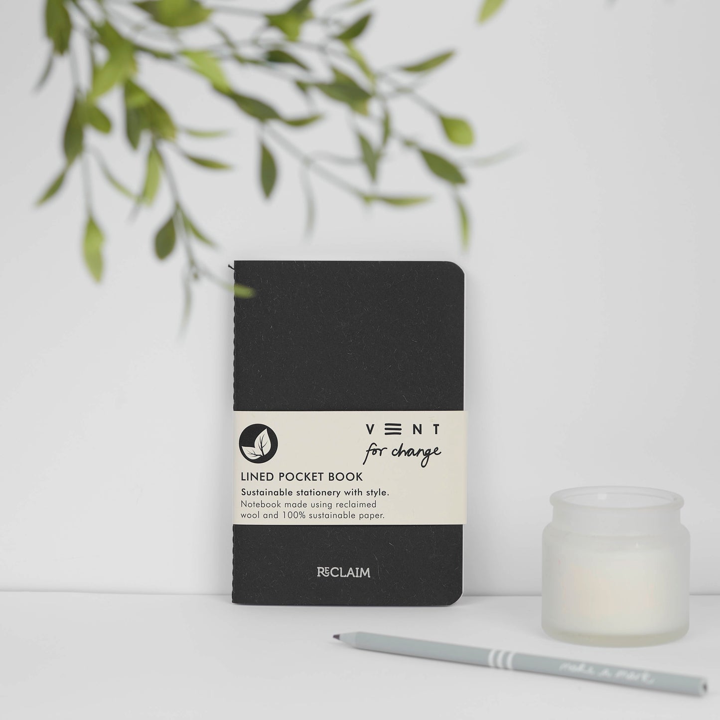 Notebook A6 RECLAIM | Black Wool