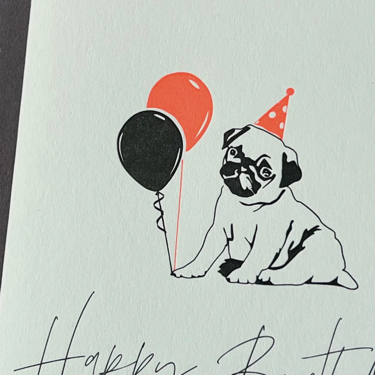 Birthday Card | Pug