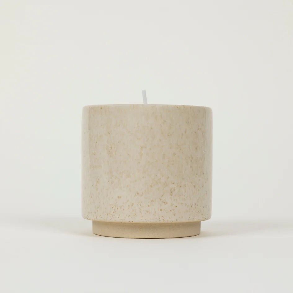 Bergamot + Nettle | Sand Dune Ceramic Pot
