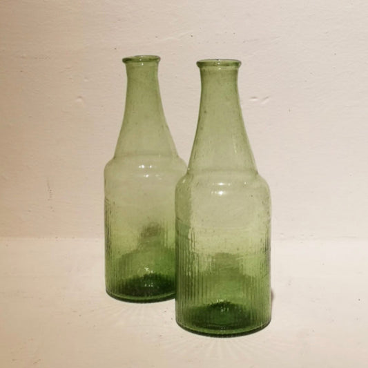 Recycled Bottle Vase | Spring Green
