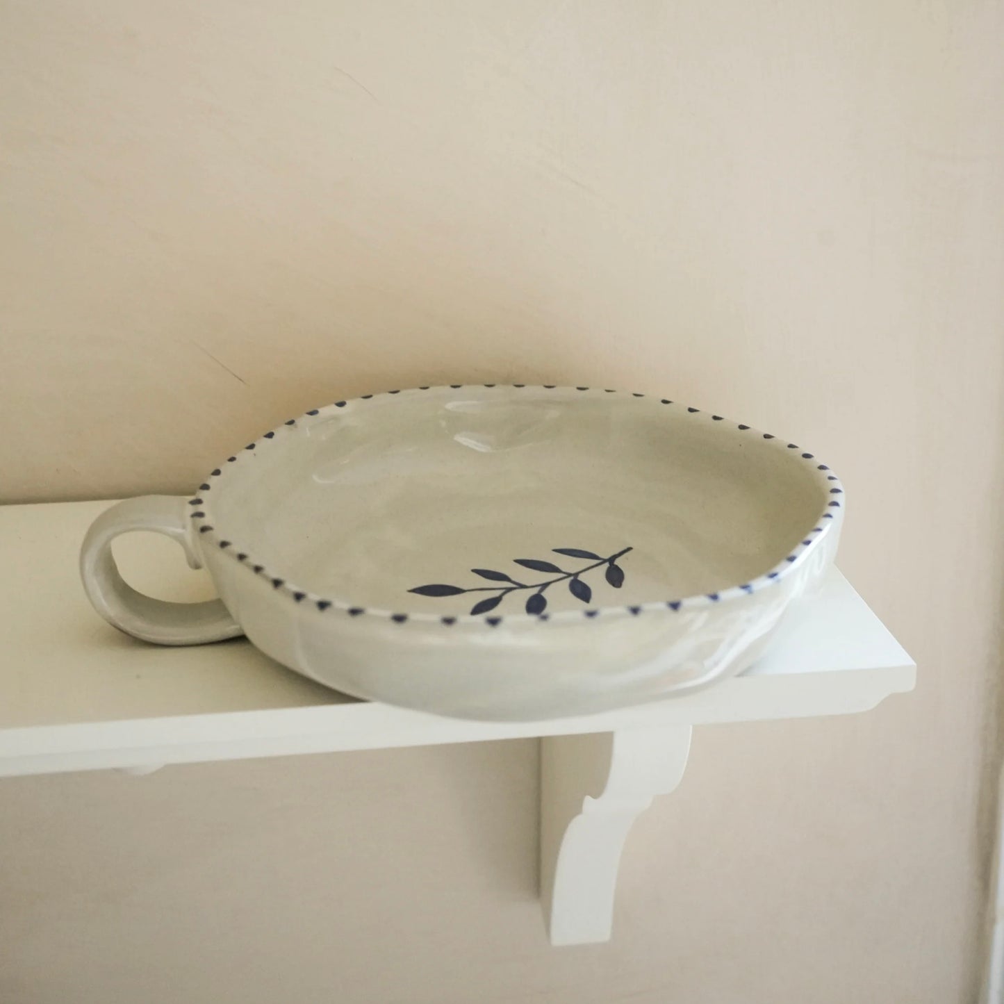 Hand Painted Botanic Dish | Ink