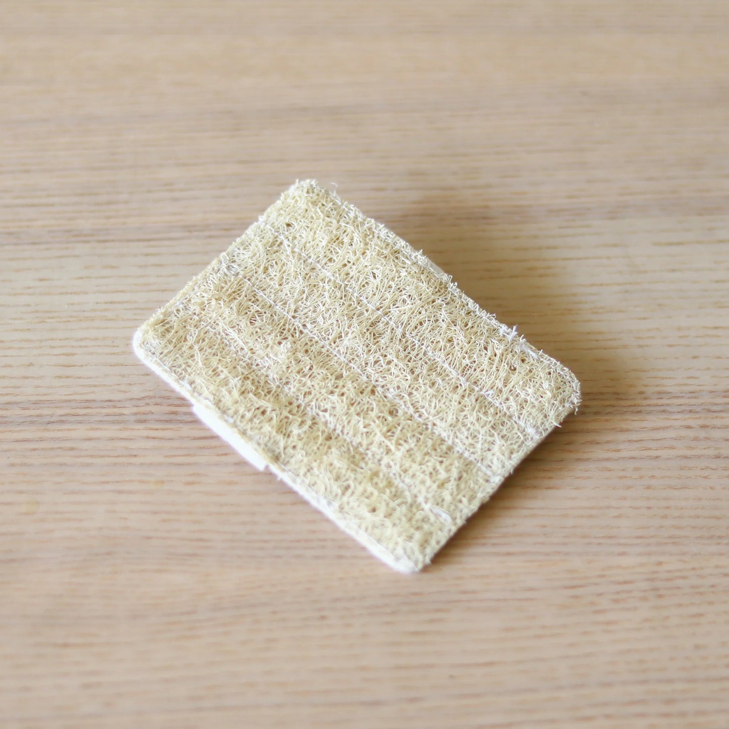 Organic Canvas Rectangle Scrubber With Handle