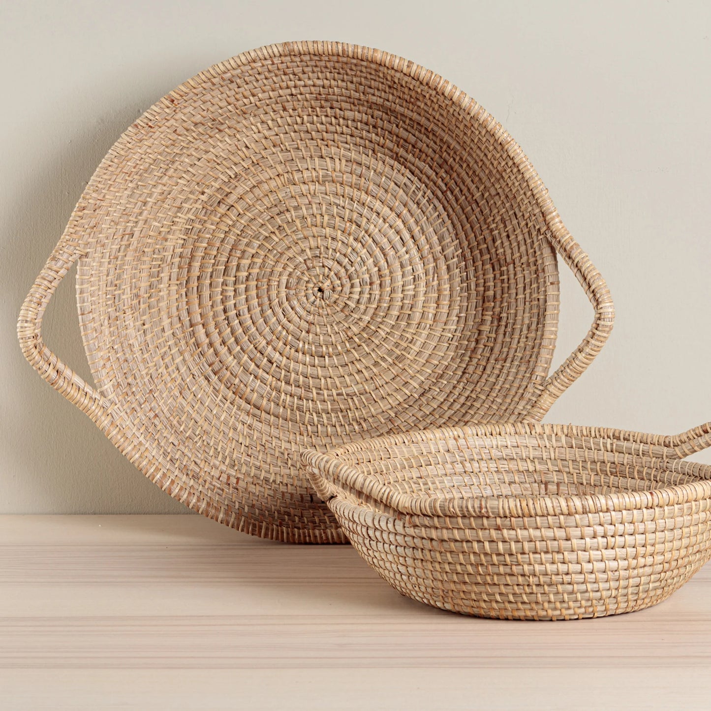 Seagrass Basket Trays | Set of 2