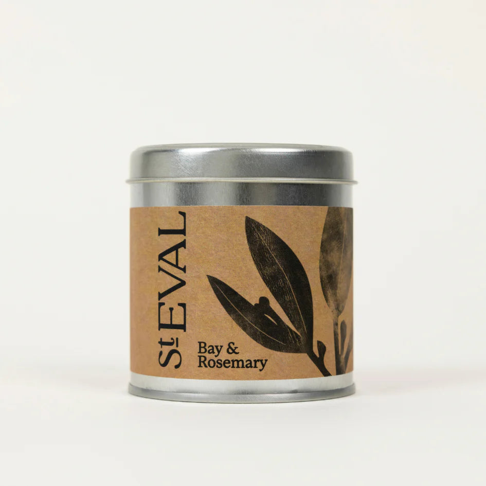 Bay + Rosemary Tin Candle