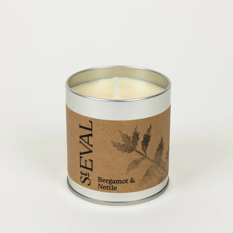Bergamot + Nettle Tin Candle