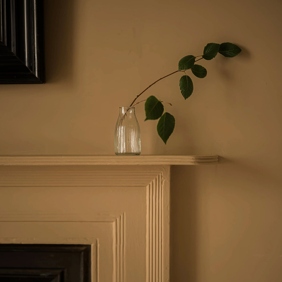 Milk Bottle Glass Bud Vase