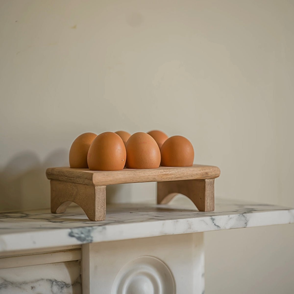 Acacia Wood Egg Tray