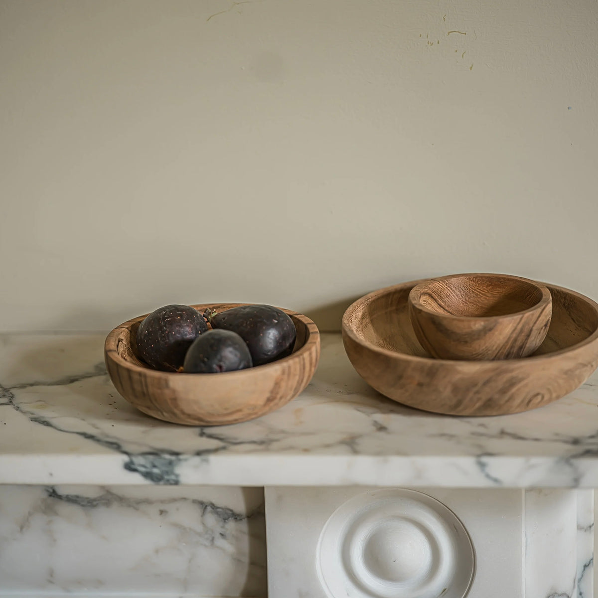 Acacia Wood Bowl Set