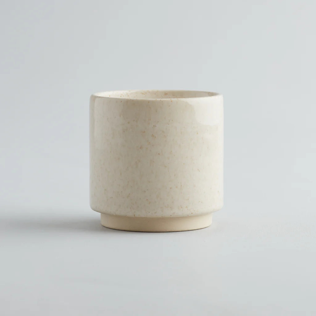 Bay + Rosemary Candle | Sand Dune Ceramic Pot