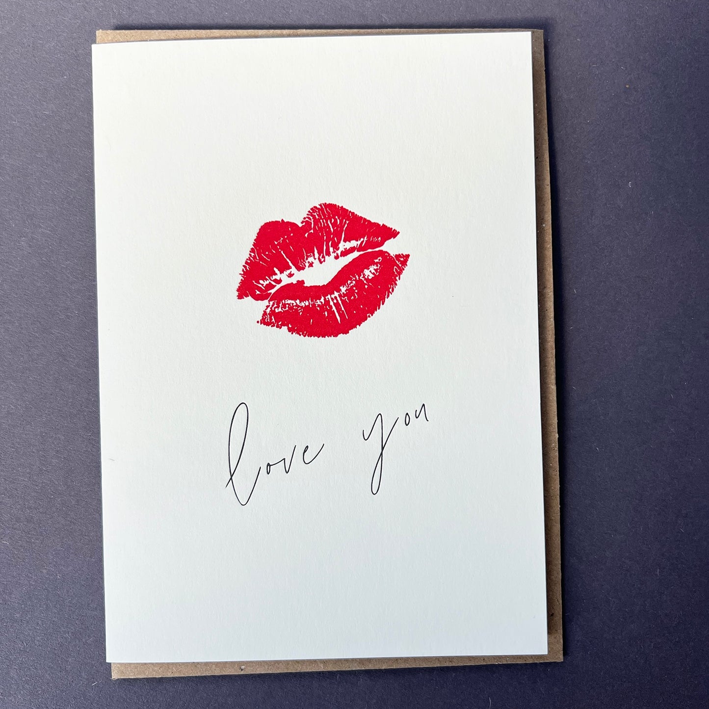 Love You Card | Lips