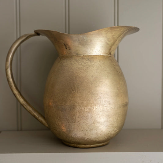 Brass Finish Jug | Large