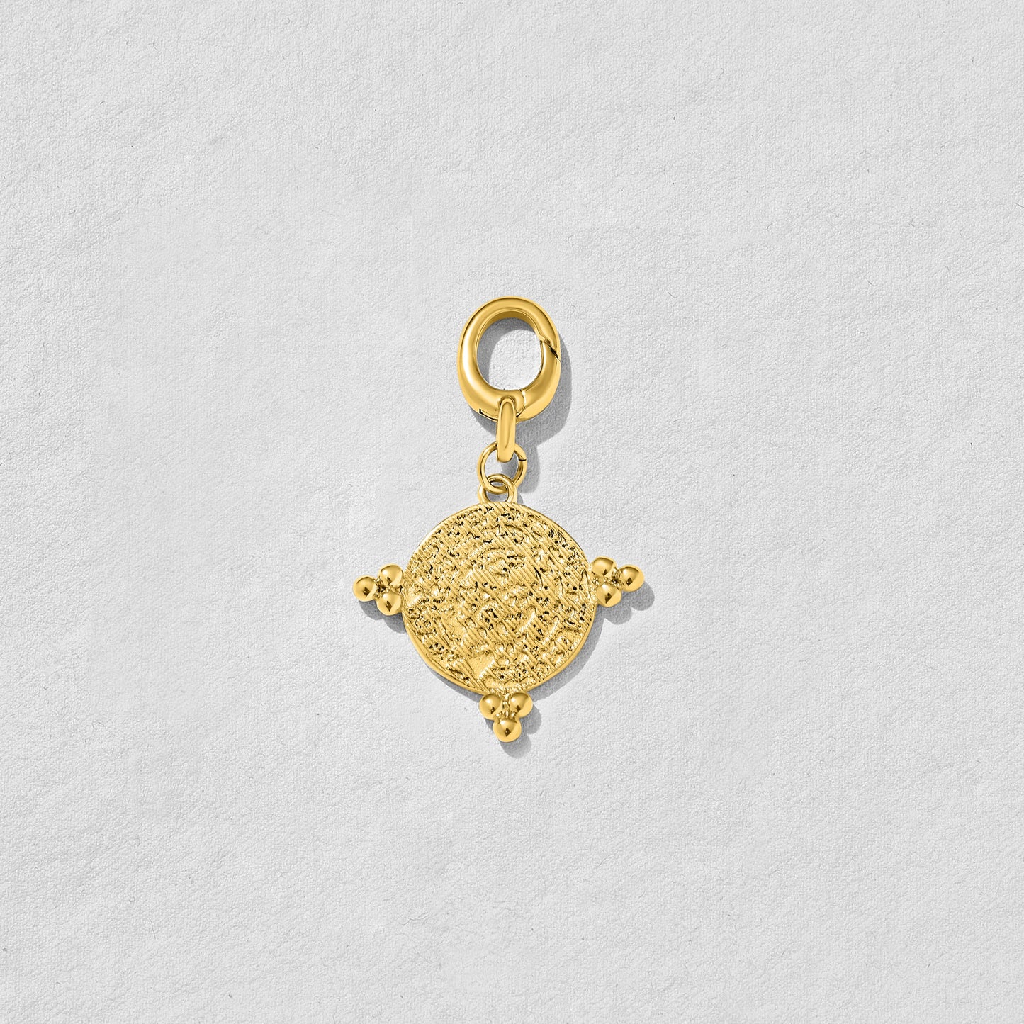 Nyra Gold Coin Charm | Water Resistant