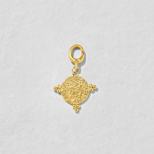 Nyra Gold Coin Charm | Water Resistant