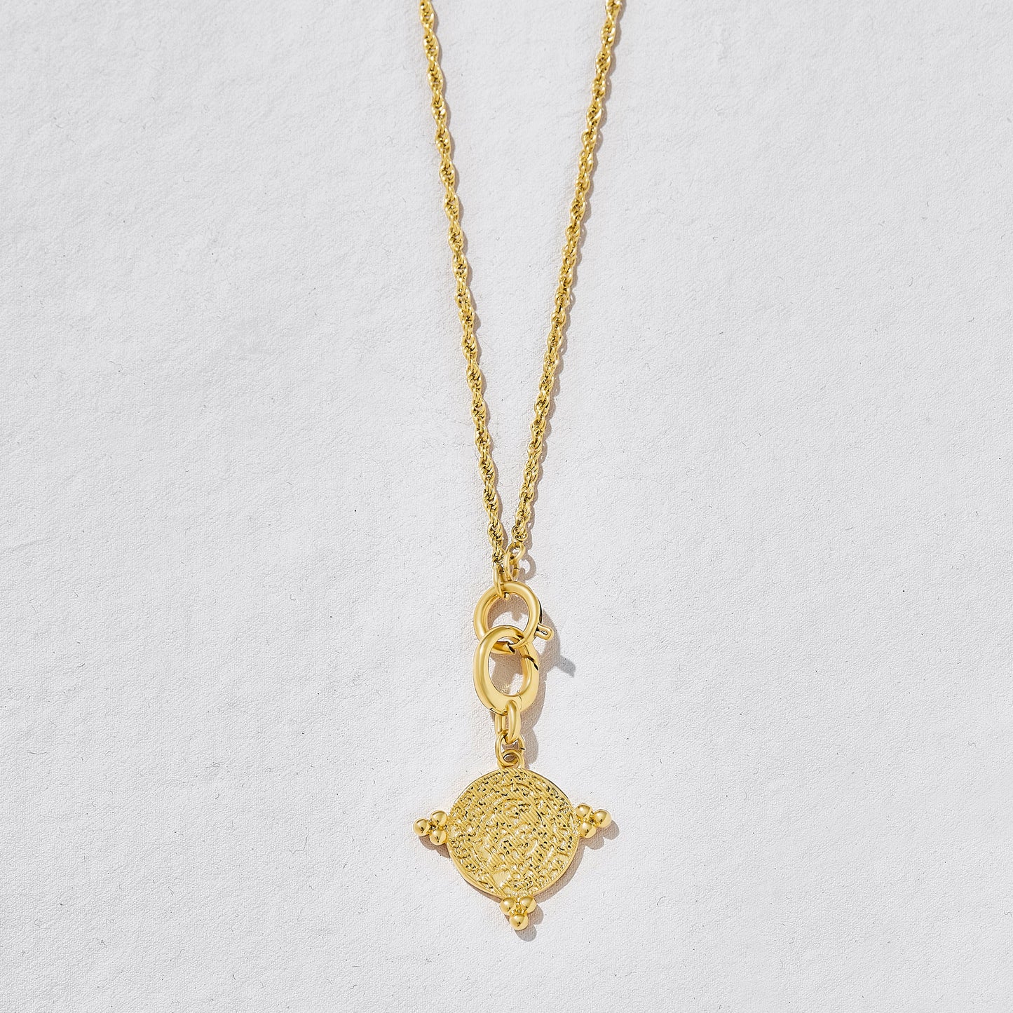 Nyra Gold Coin Charm | Water Resistant