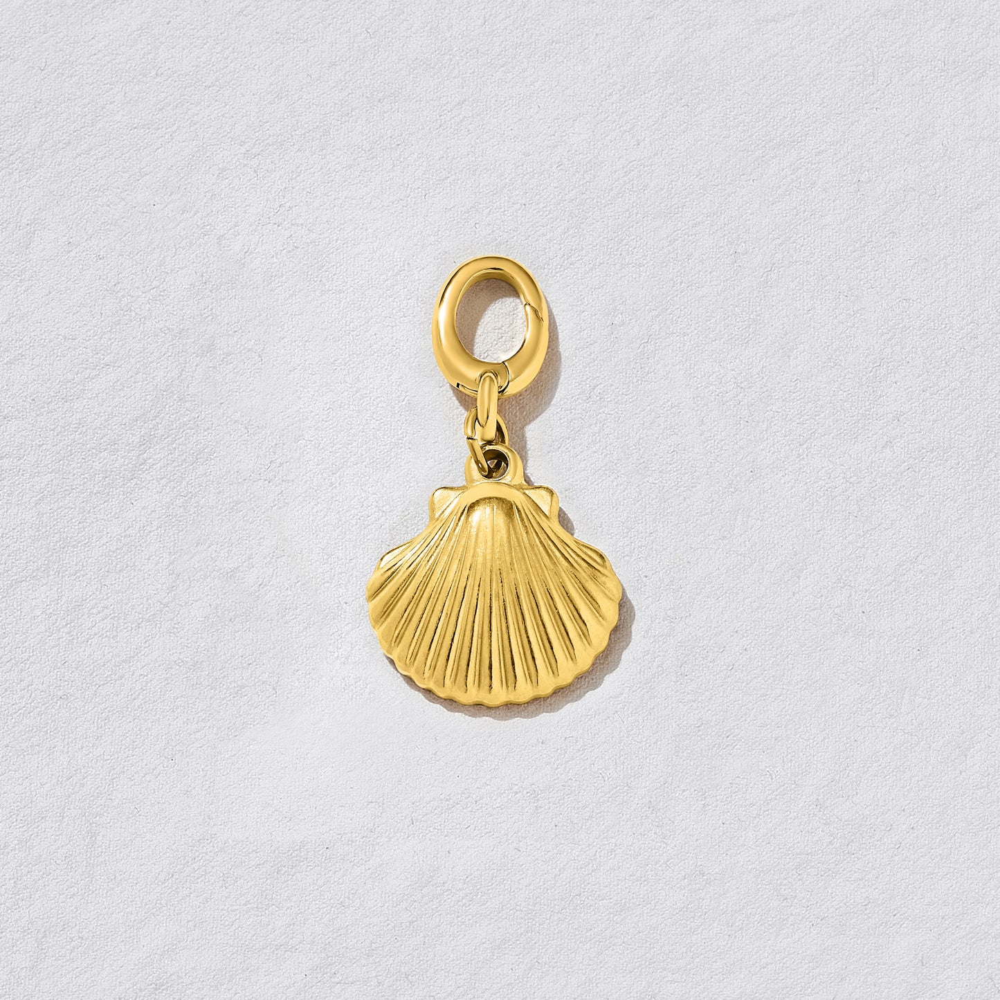 Clam Gold Charm | Water Resistant