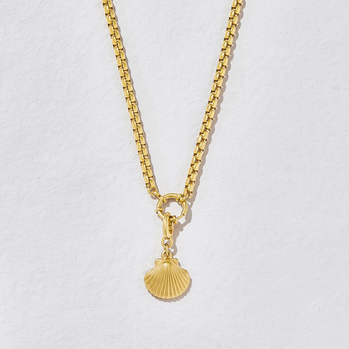Clam Gold Charm | Water Resistant