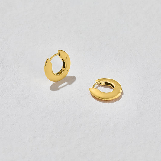 Essence Gold Hoop Earrings | Water Resistant
