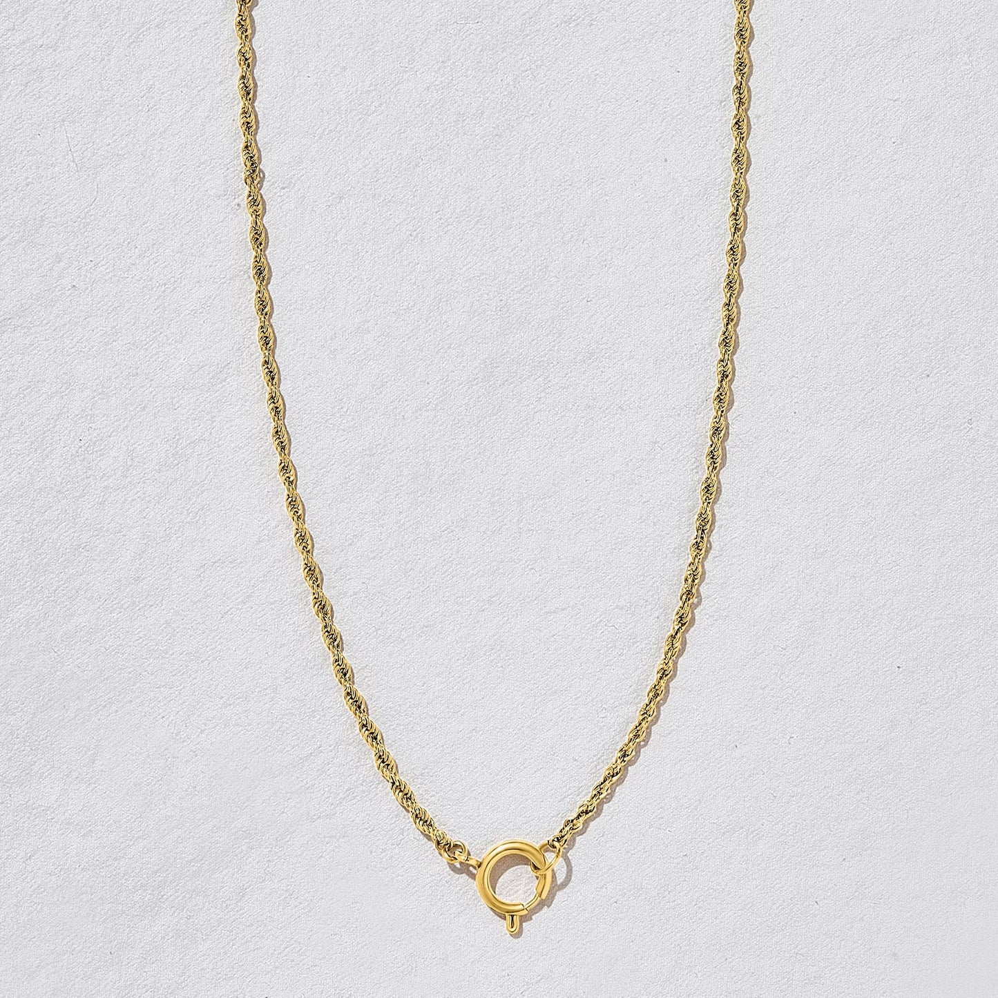 Fleury Gold Twisted Chain Necklace | Water Resistant