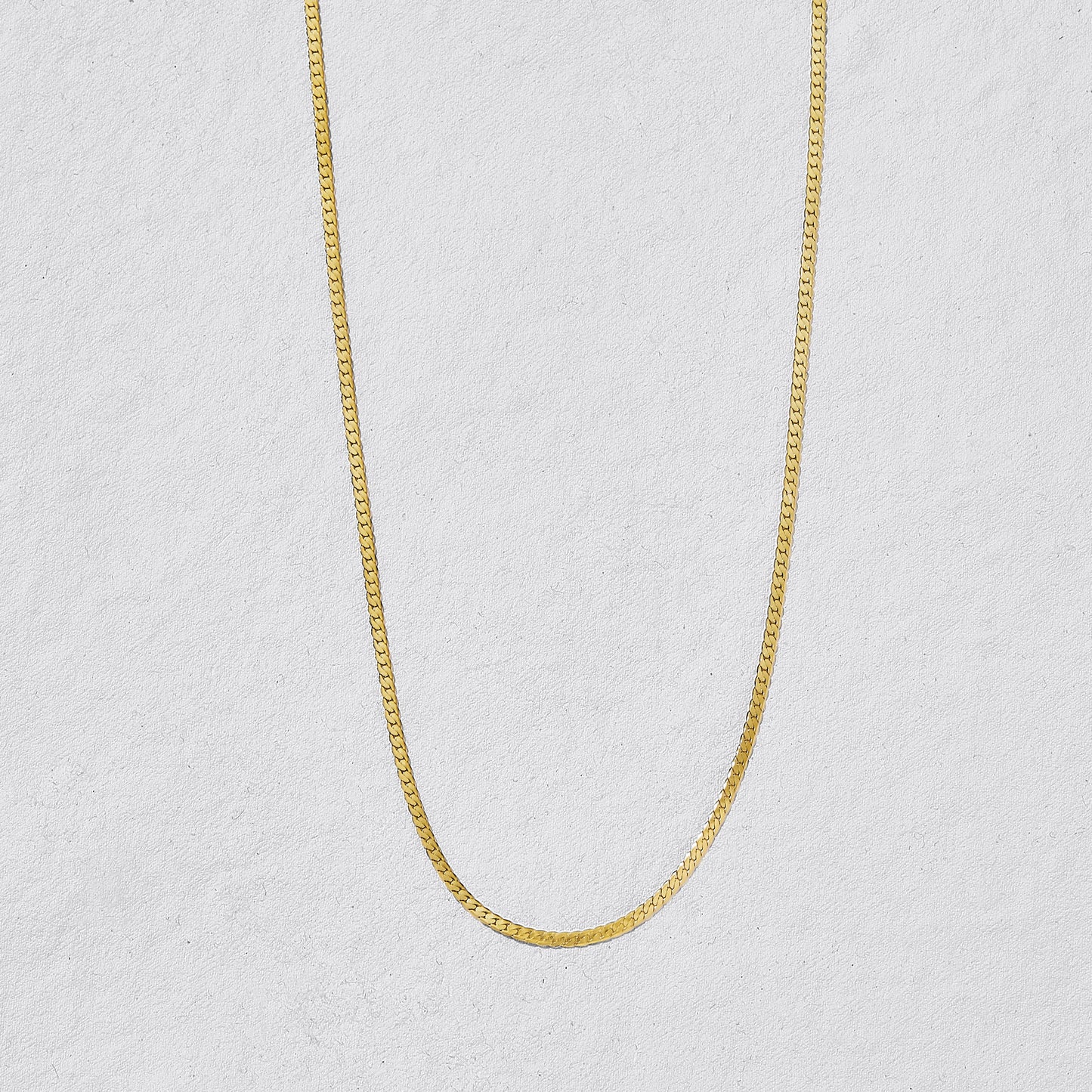 Siesta Flat Snake Chain Necklace | Water Resistant