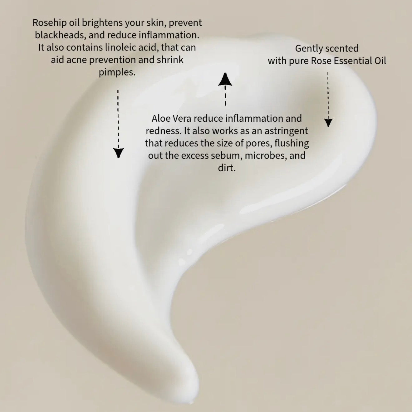 Organic Face Moisturiser | Rose