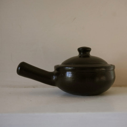 Terracotta Lidded Pot