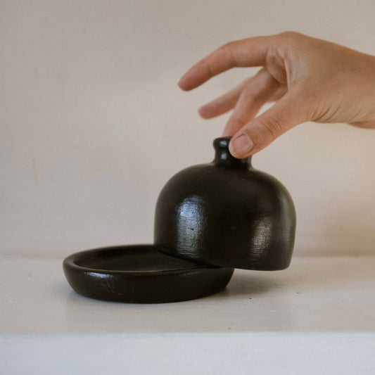 Terracotta Dish + Cloche