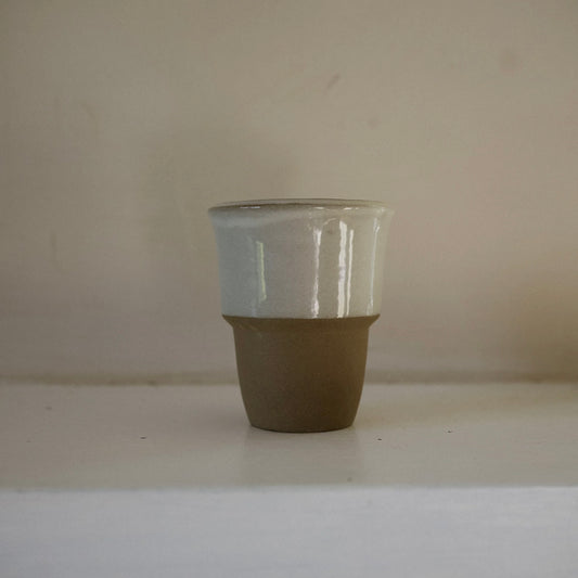Stoneware Coffee Beaker | Milk White