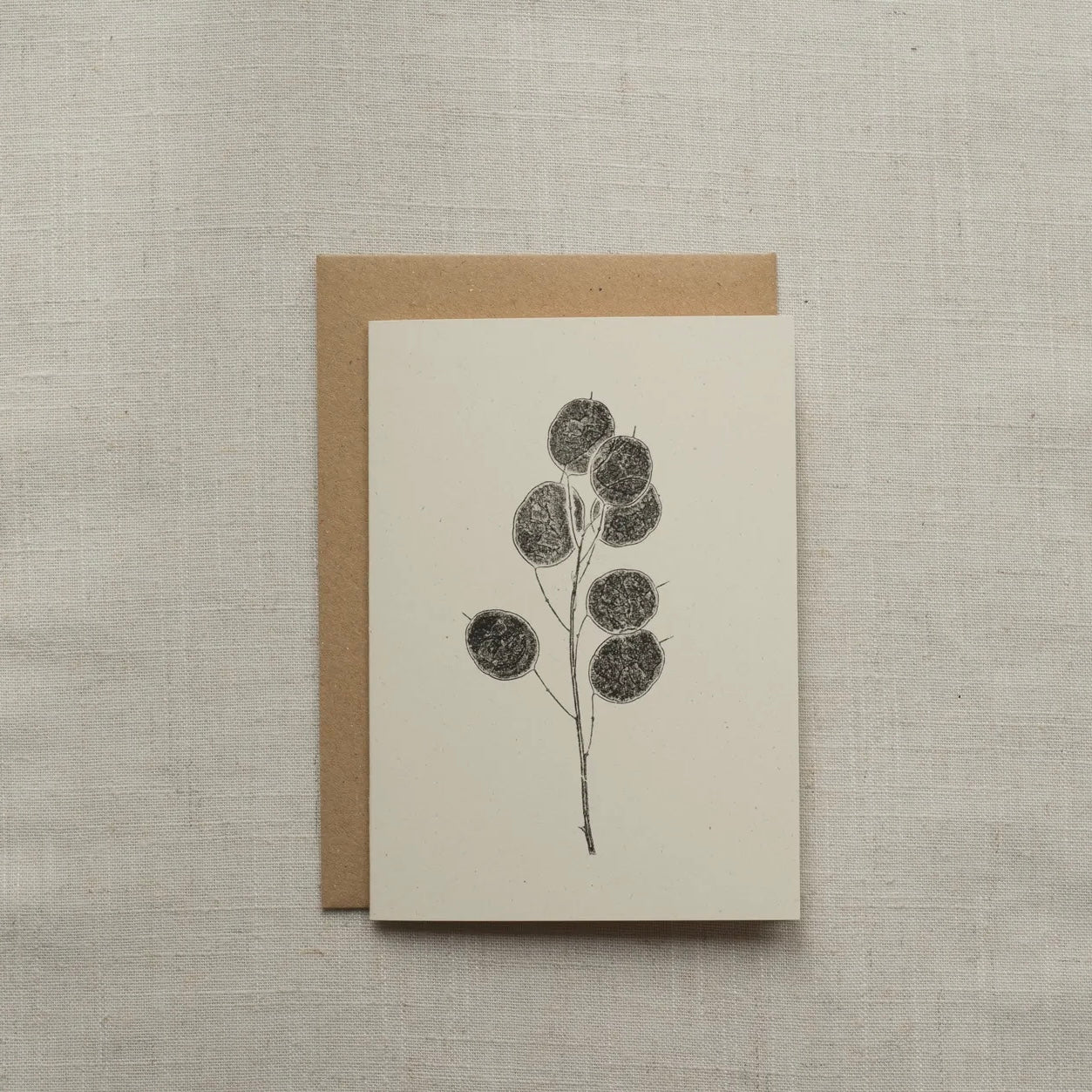 Botanical Greeting Card | Honesty Pods