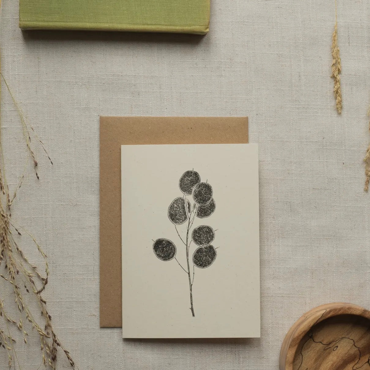 Botanical Greeting Card | Honesty Pods