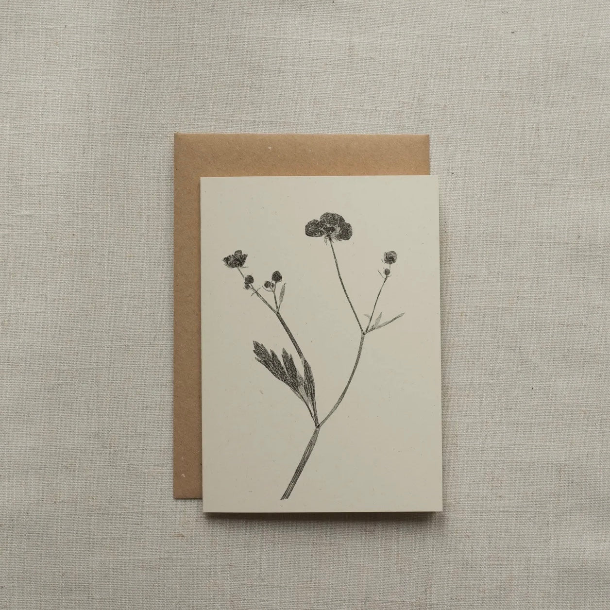 Botanical Greeting Card | Meadow Buttercup