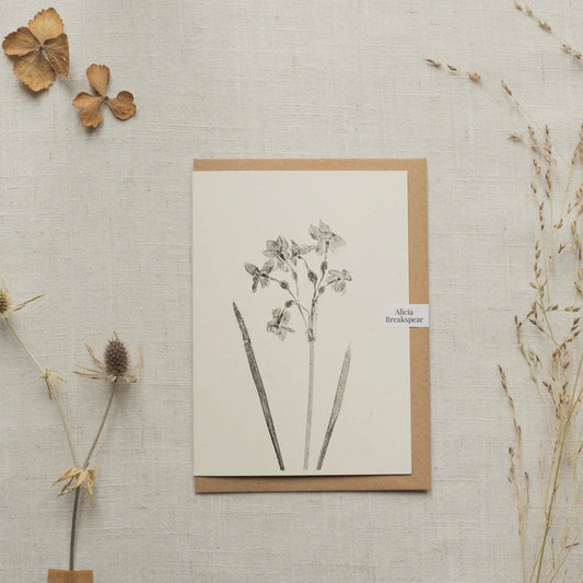 Botanical Greeting Card | Narcissus
