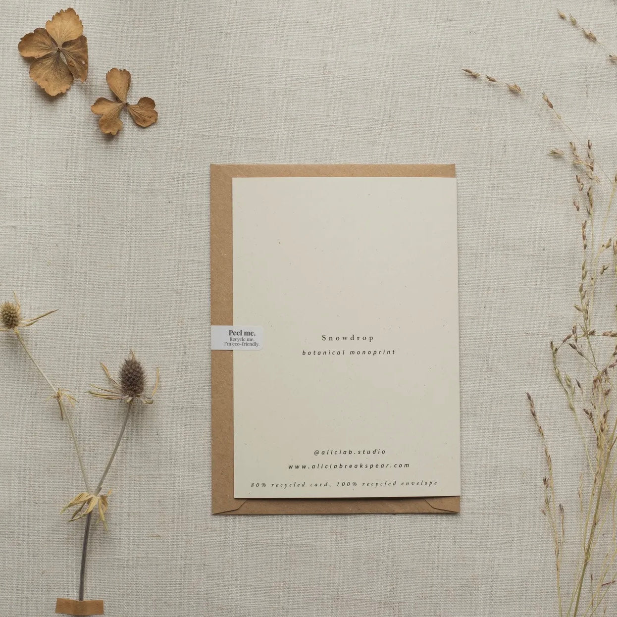 Botanical Greeting card | Snowdrop