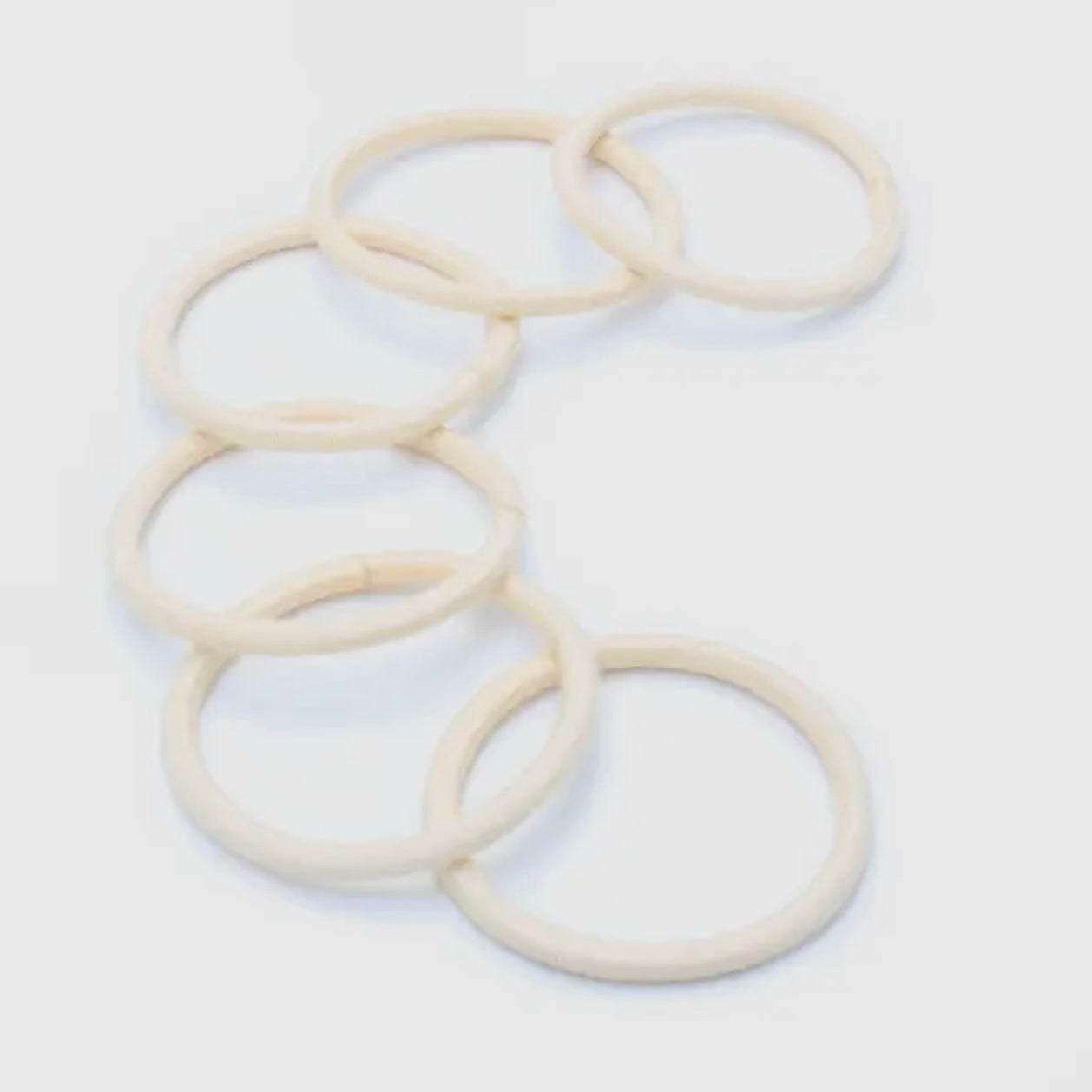 Organic Cotton Hair Elastics